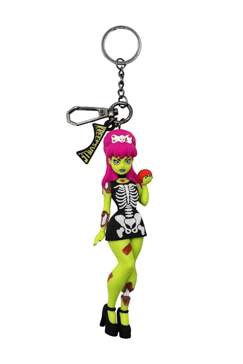 Creepy punk fashion living dead zombie keychain