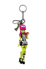 Creepy punk fashion living dead zombie keychain