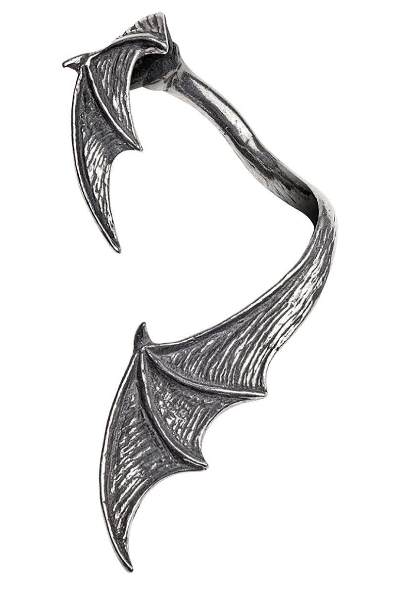 A Night with Goethe Batwing Earwrap Earring - jewelry - VampireFreaks - Alchemy