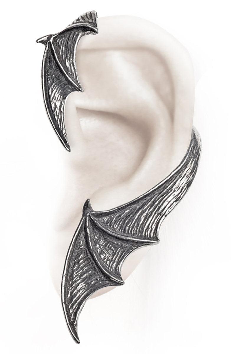 A Night with Goethe Batwing Earwrap Earring - jewelry - VampireFreaks - Alchemy