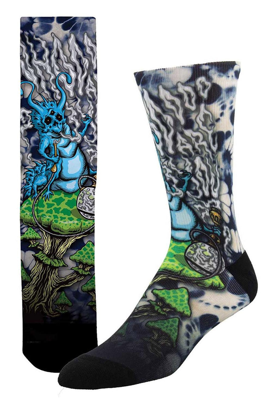 Absolem Alice in Wonderland Caterpillar Socks [Unisex] - socks & stockings - VampireFreaks - Sock Smith