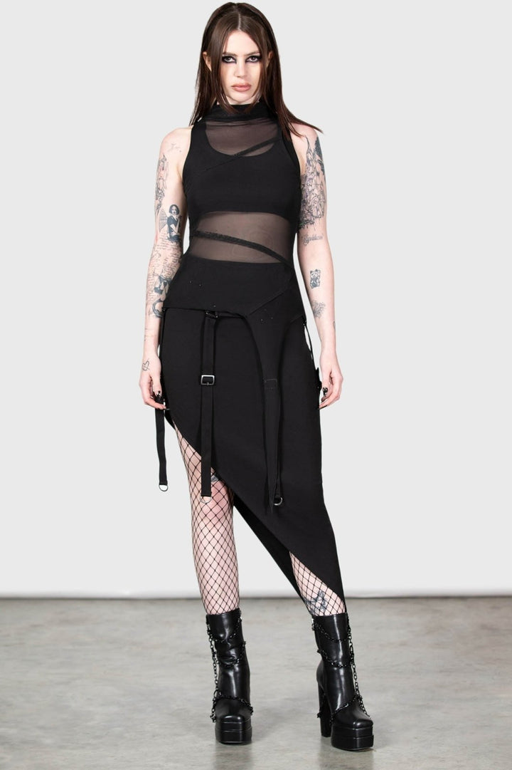 Acacia's Poison Midi Skirt - skirts - VampireFreaks - Killstar