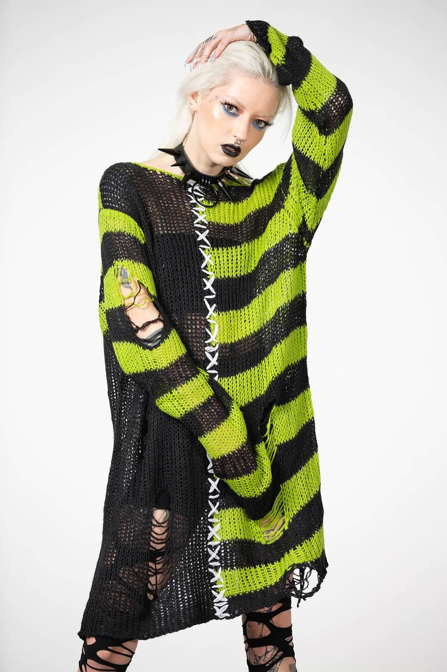 Acidic Knit Sweater [Unisex] - womens outerwear - VampireFreaks - Killstar