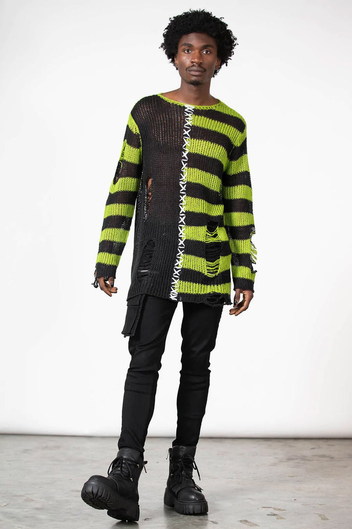 Acidic Knit Sweater [Unisex] - womens outerwear - VampireFreaks - Killstar