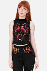 dark cottagecore tank top