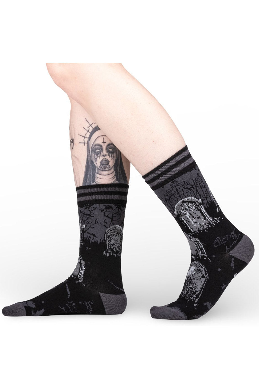 gothic halloween socks 
