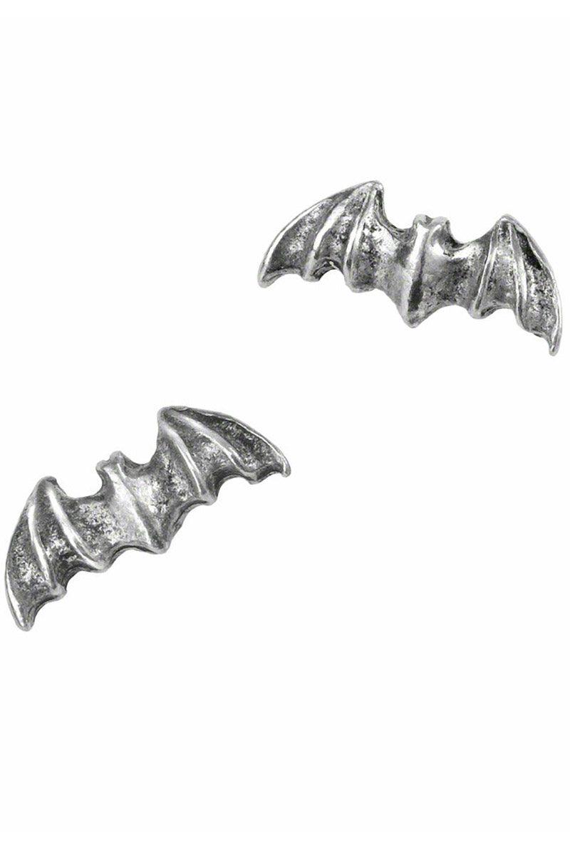 Alchemy Bat Stud Earrings - jewelry - VampireFreaks - Alchemy