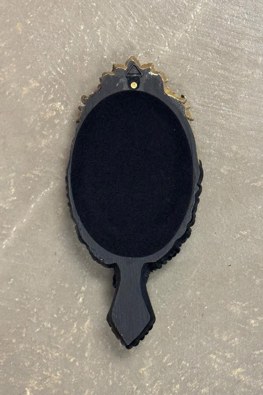 cameo frame gothic raven makeup mirror by alchemy england 