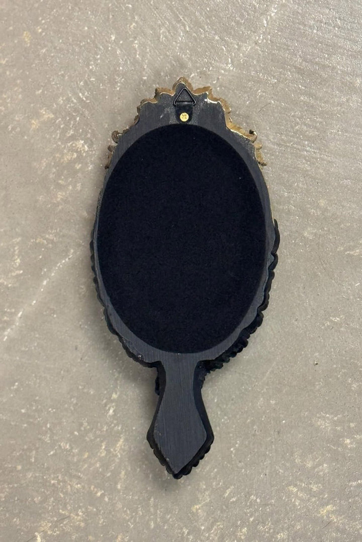 cameo frame gothic raven makeup mirror by alchemy england 