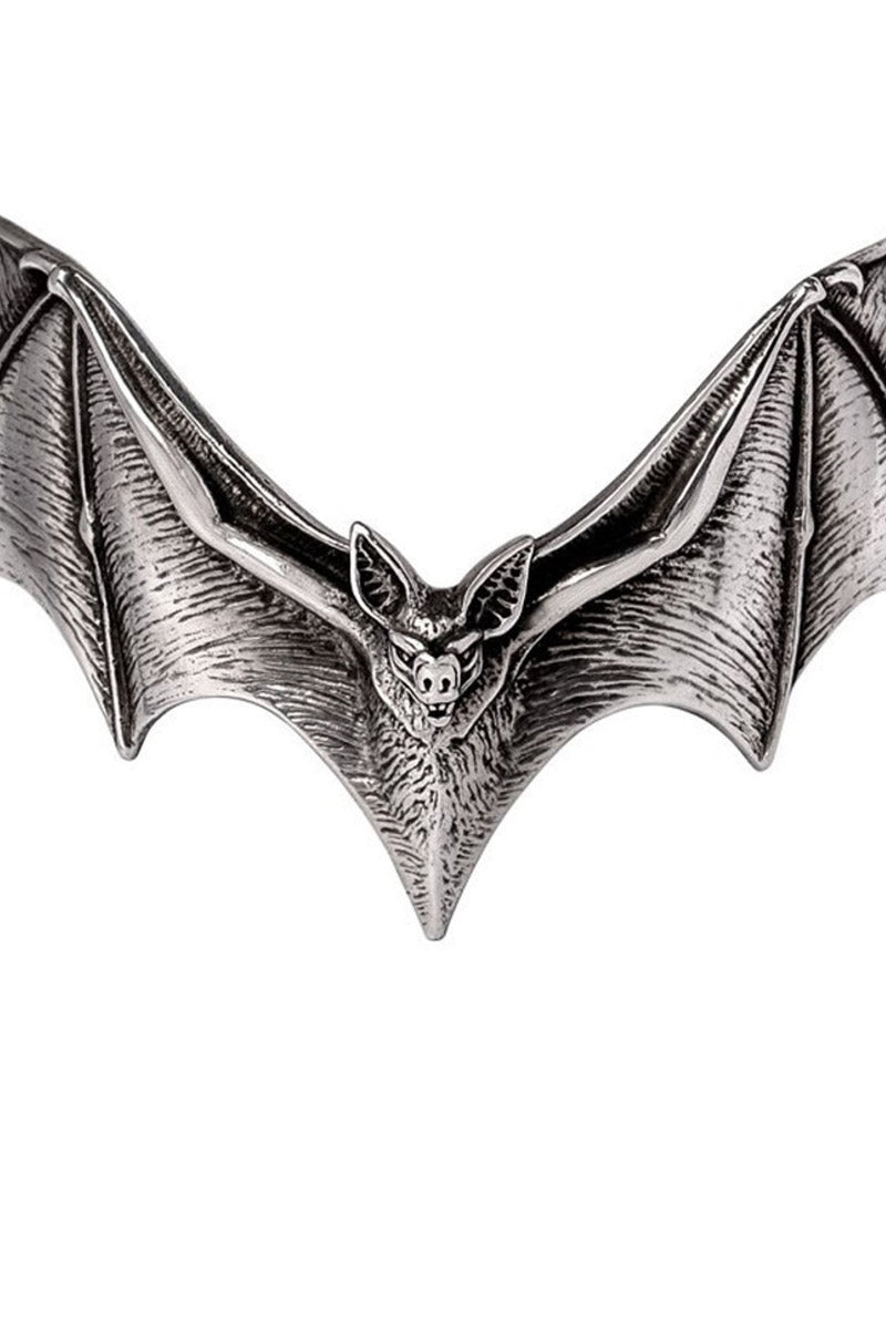 realistic bat gothic collar choker 