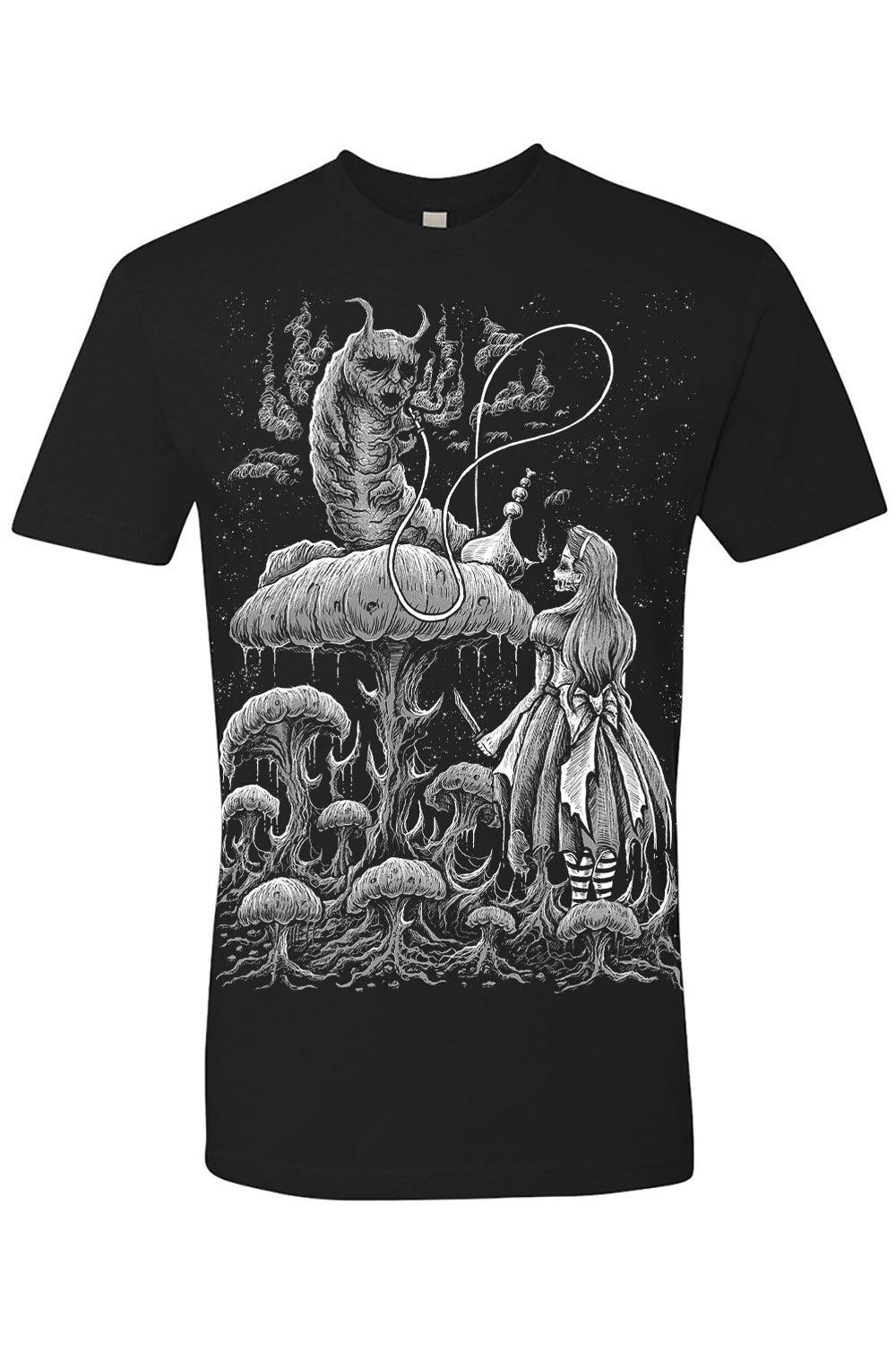 Alice and the Caterpillar T-shirt - graphic t-shirt - VampireFreaks - VampireFreaks