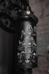 dark alice in wonderland travel cup water bottle