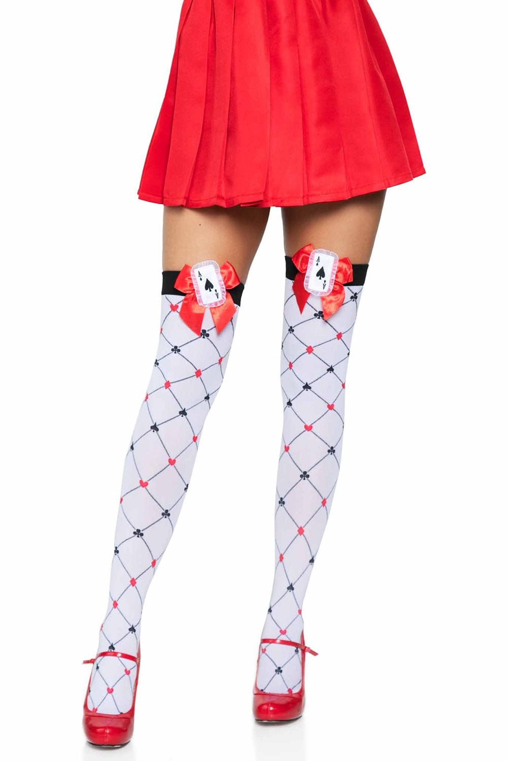 Alice in Wickedland Thigh Highs - socks & stockings - VampireFreaks - Leg Avenue