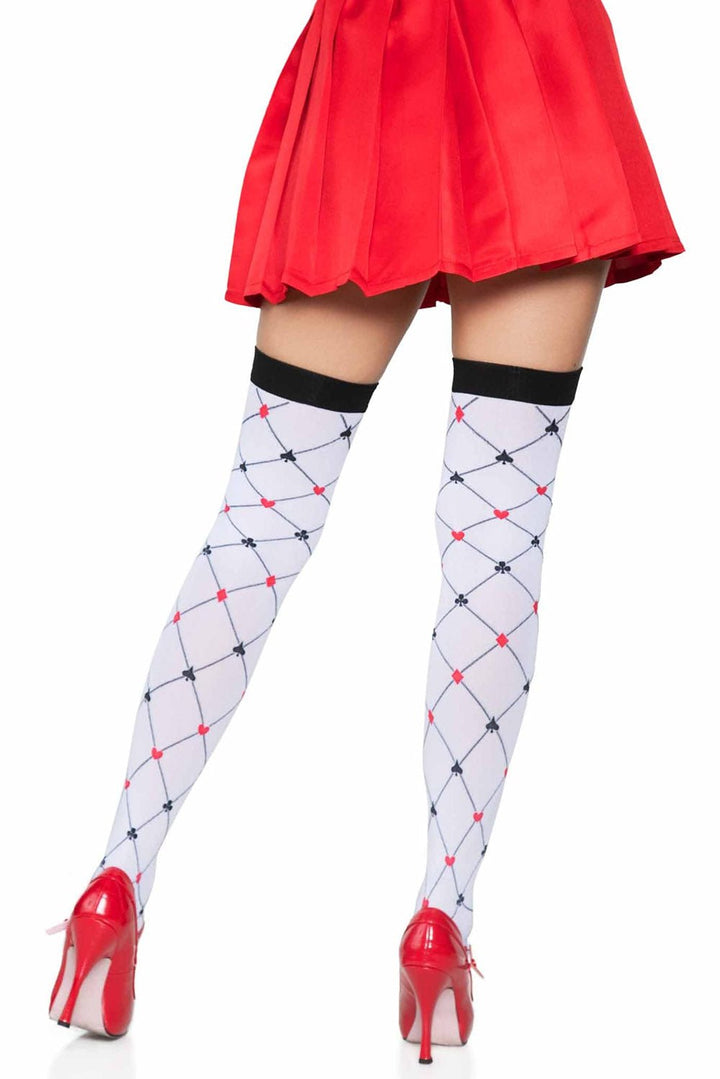 Alice in Wickedland Thigh Highs - socks & stockings - VampireFreaks - Leg Avenue