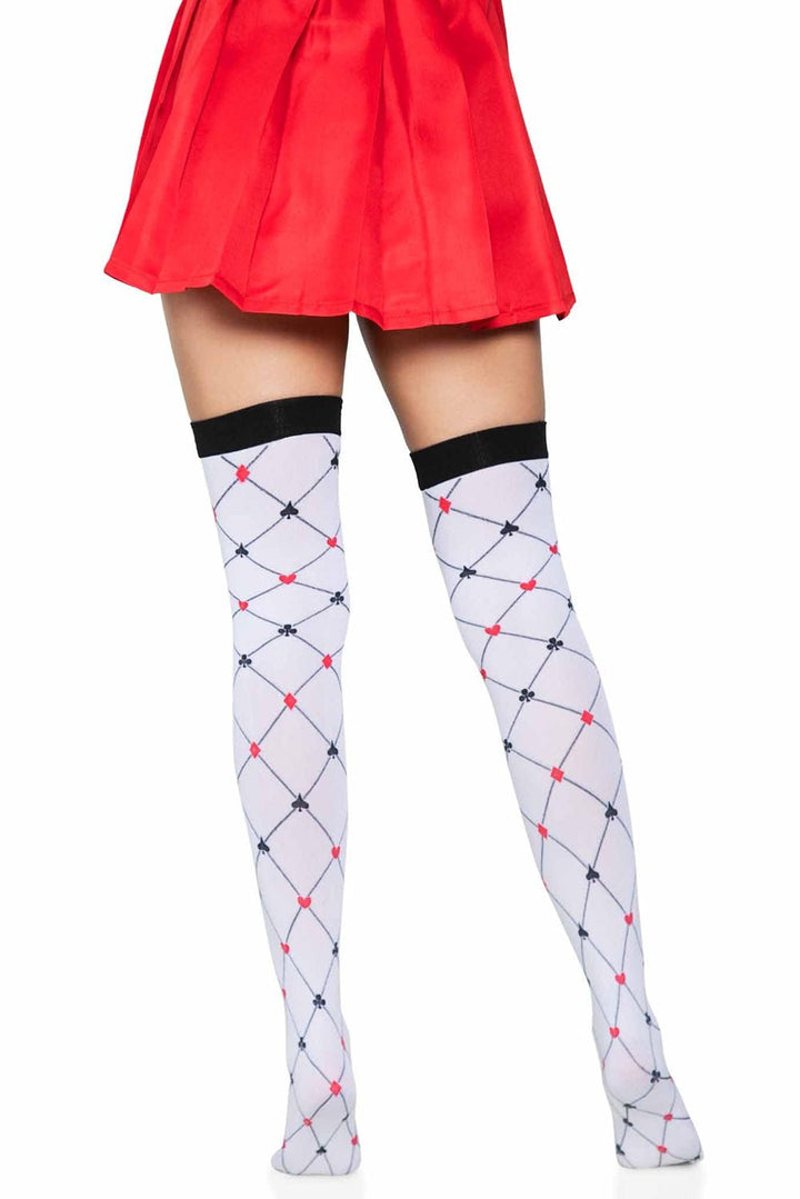 Alice in Wickedland Thigh Highs - socks & stockings - VampireFreaks - Leg Avenue