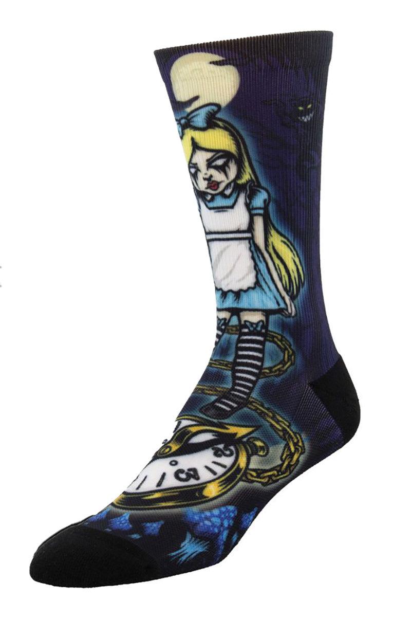 Alice Socks [Unisex] - socks & stockings - VampireFreaks - Sock Smith