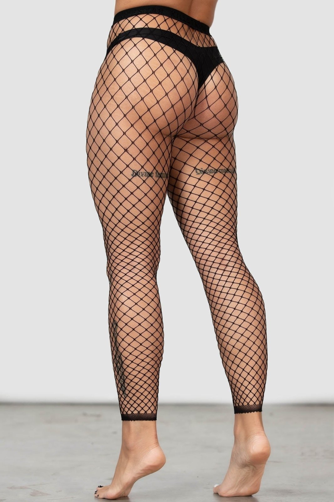 All Caught Up Fishnet Leggings [B] - socks & stockings - VampireFreaks - Killstar