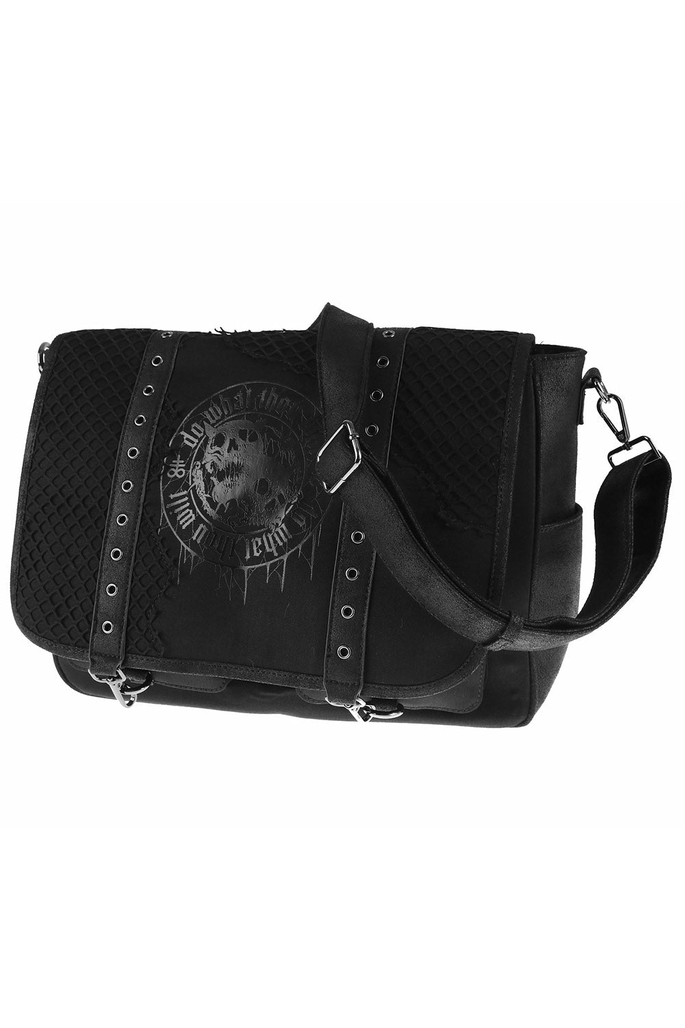 Allegiance Patch Messenger Bag - bags & wallets - VampireFreaks - Killstar