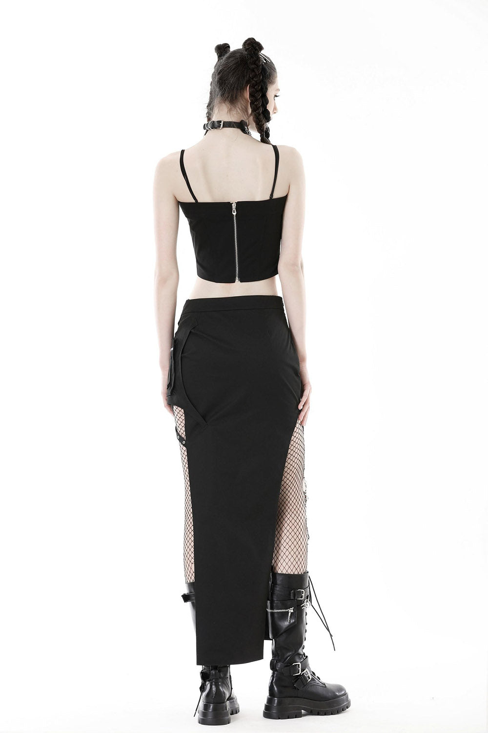 sexy gothic skirt with slits