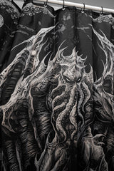 goth Cthulhu shower curtain