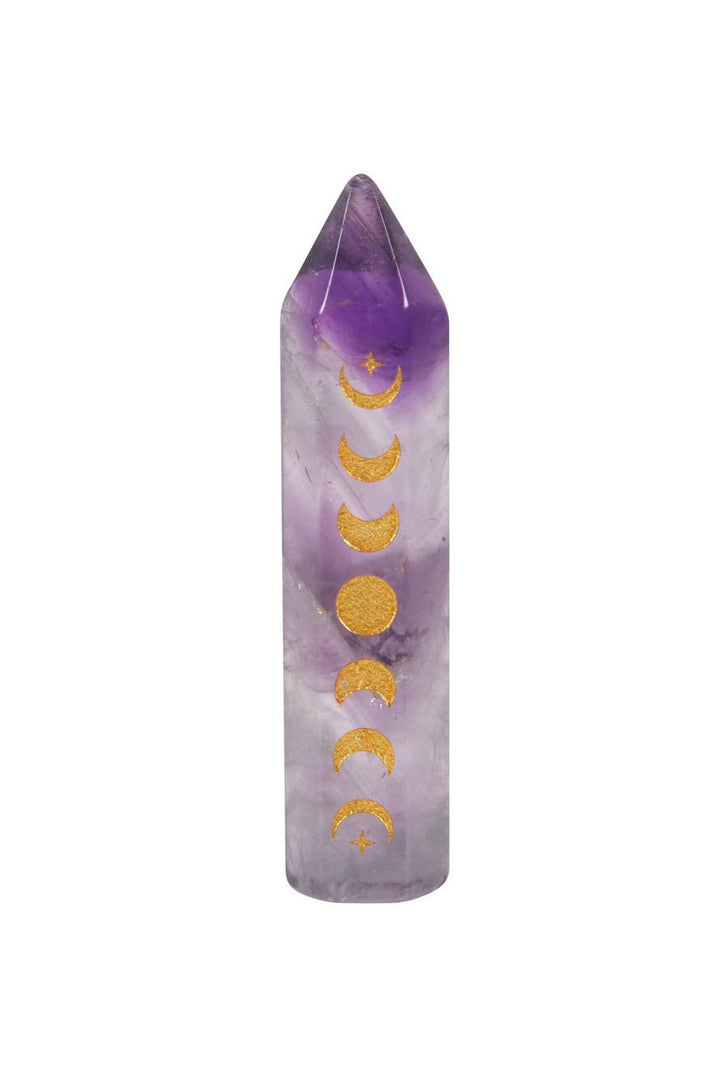 Amethyst Moon Phase Crystal Point - toys - VampireFreaks - Something Different