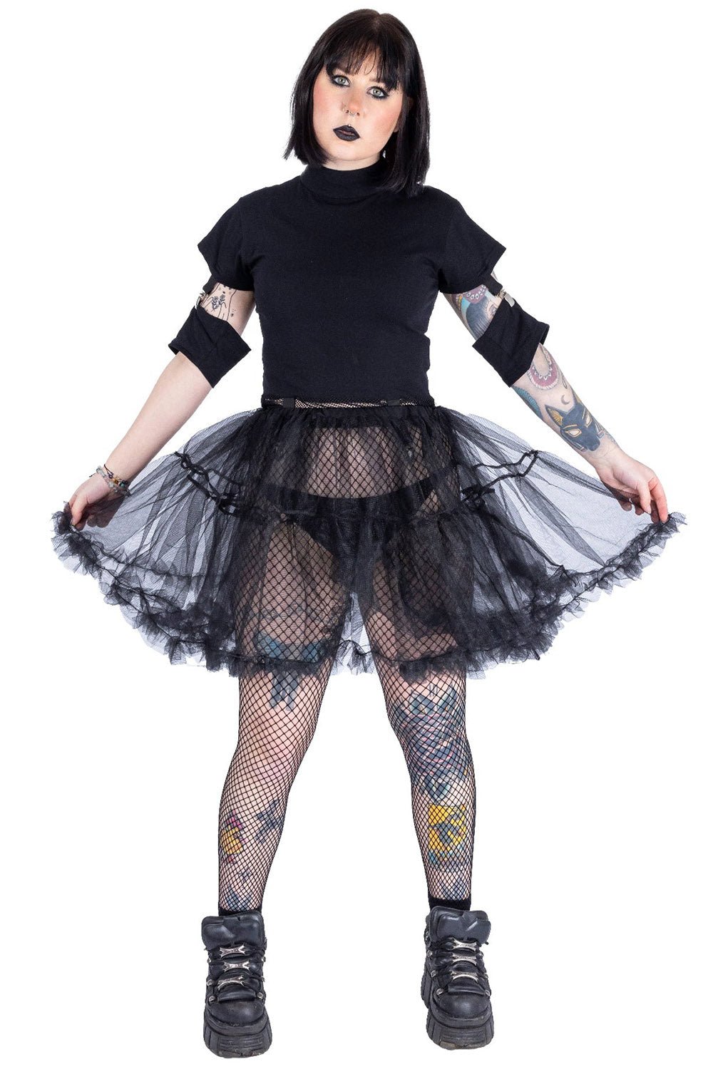 Amira Midi Tutu [BLACK] - skirts - VampireFreaks - Poizen Industries