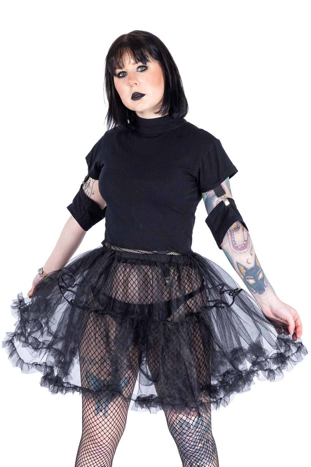 Amira Midi Tutu [BLACK] - skirts - VampireFreaks - Poizen Industries