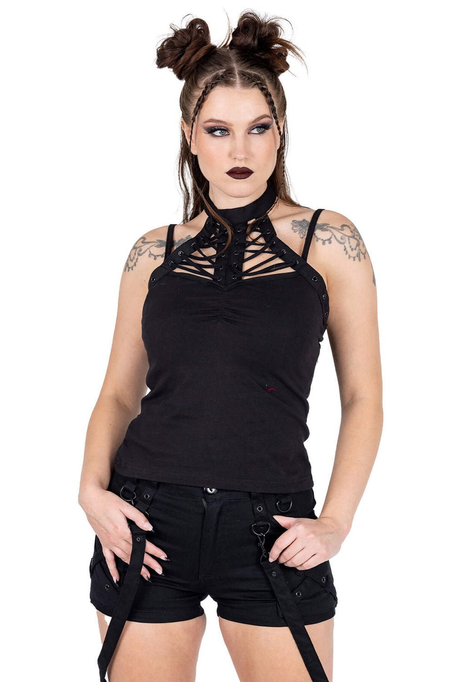 Amryn Tank Top - womens tops - VampireFreaks - Poizen Industries