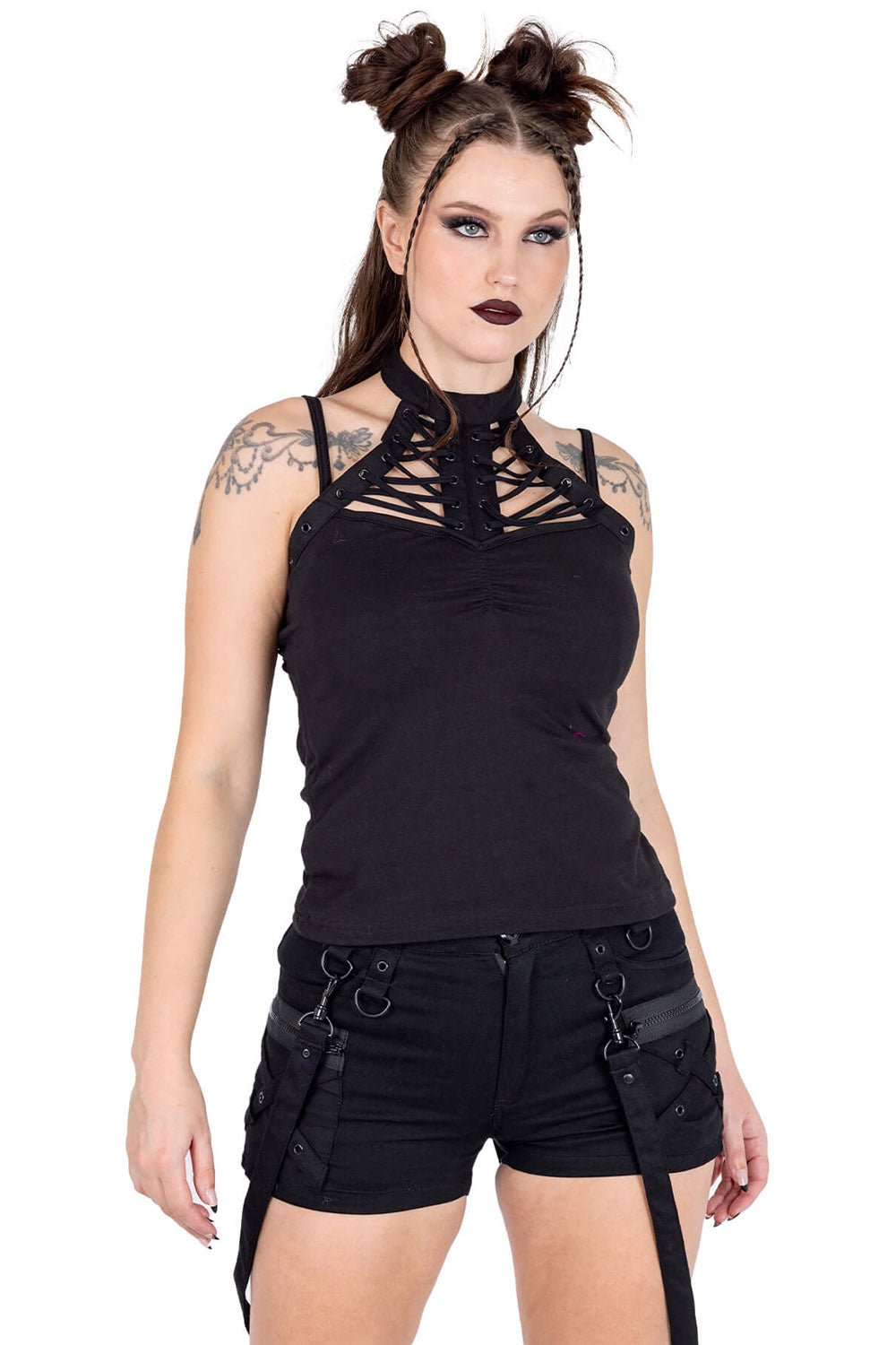 Amryn Tank Top - womens tops - VampireFreaks - Poizen Industries