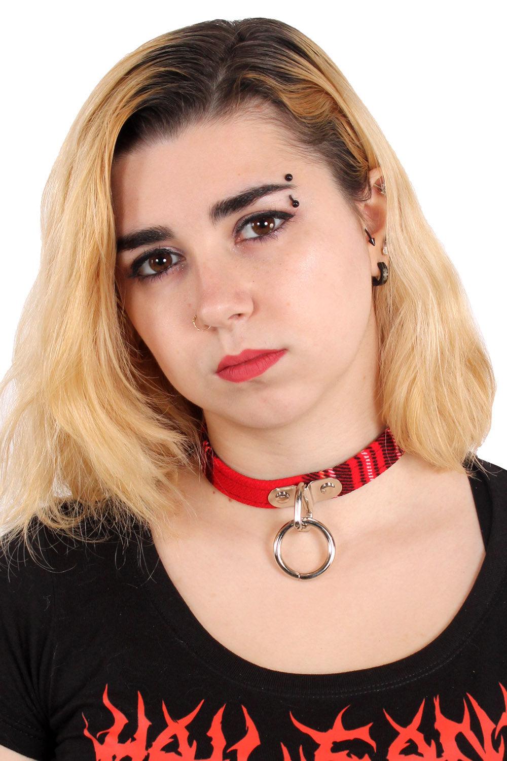 Anarchy Arrest Collar - chokers - VampireFreaks - Funk Plus