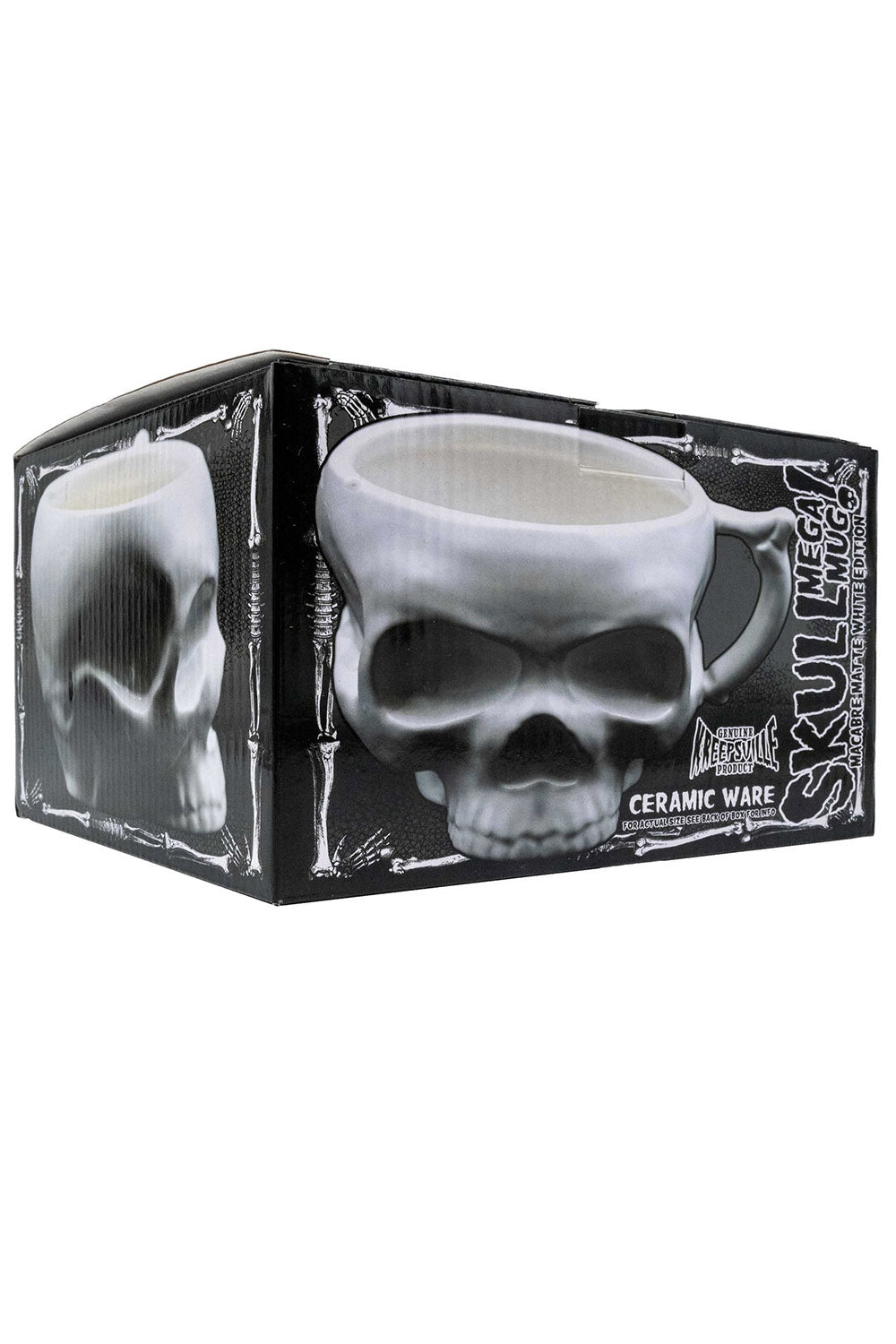 Anatomical Skull Mega Mug [WHITE] - housewares - VampireFreaks - Kreepsville