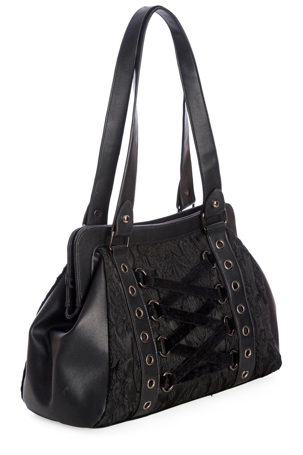 Anemone Handbag [BLACK] - bags & wallets - VampireFreaks - Banned Apparel / Lost Queen