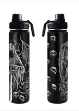 Angel of Death 24 Oz Water Bottle Tumbler - housewares - VampireFreaks - VampireFreaks