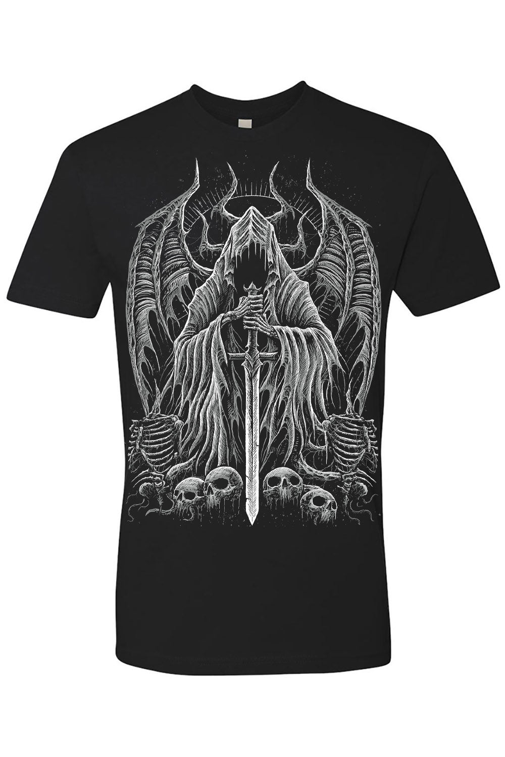 Angel of Death T-shirt [GRAY] - graphic t-shirt - VampireFreaks - VampireFreaks