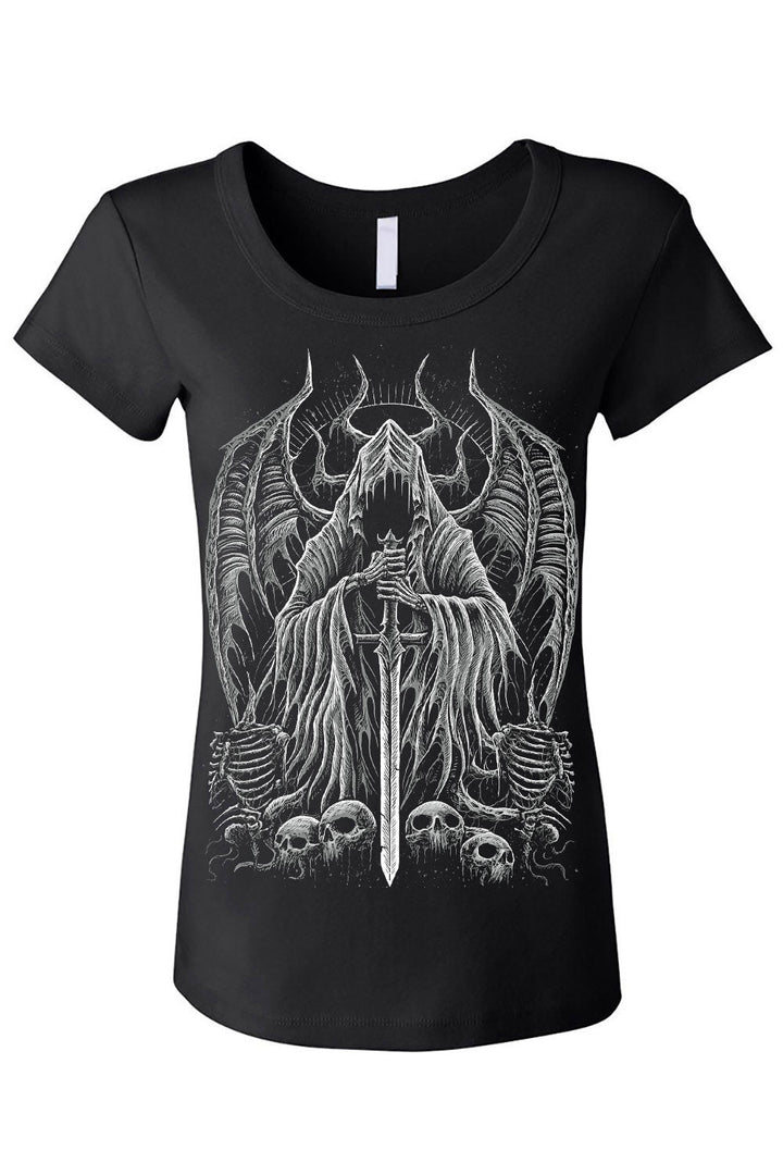 Angel of Death T-shirt [GRAY] - graphic t-shirt - VampireFreaks - VampireFreaks