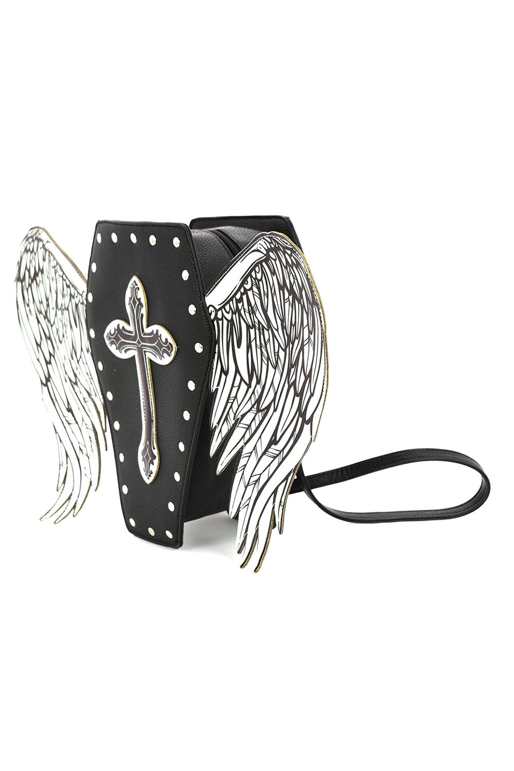 coffin backpack with wings