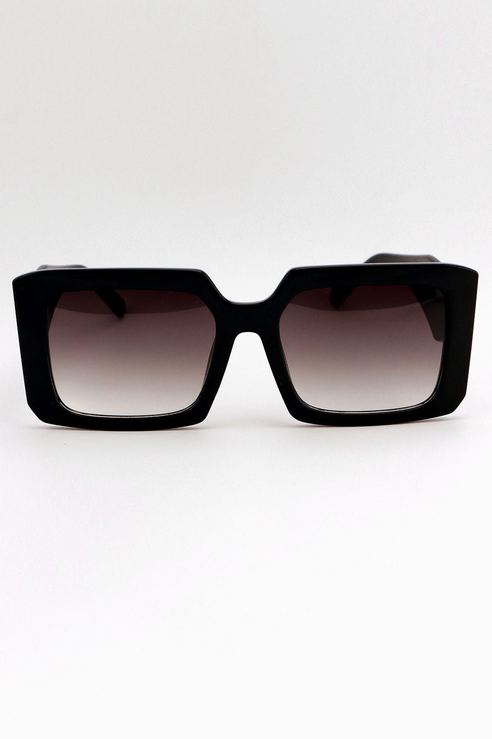 Angled Attention Sunglasses [MIDNIGHT LIVING] - goggles & glasses - VampireFreaks - Black Thorn