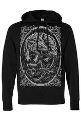 screaming possum graphic hoodie