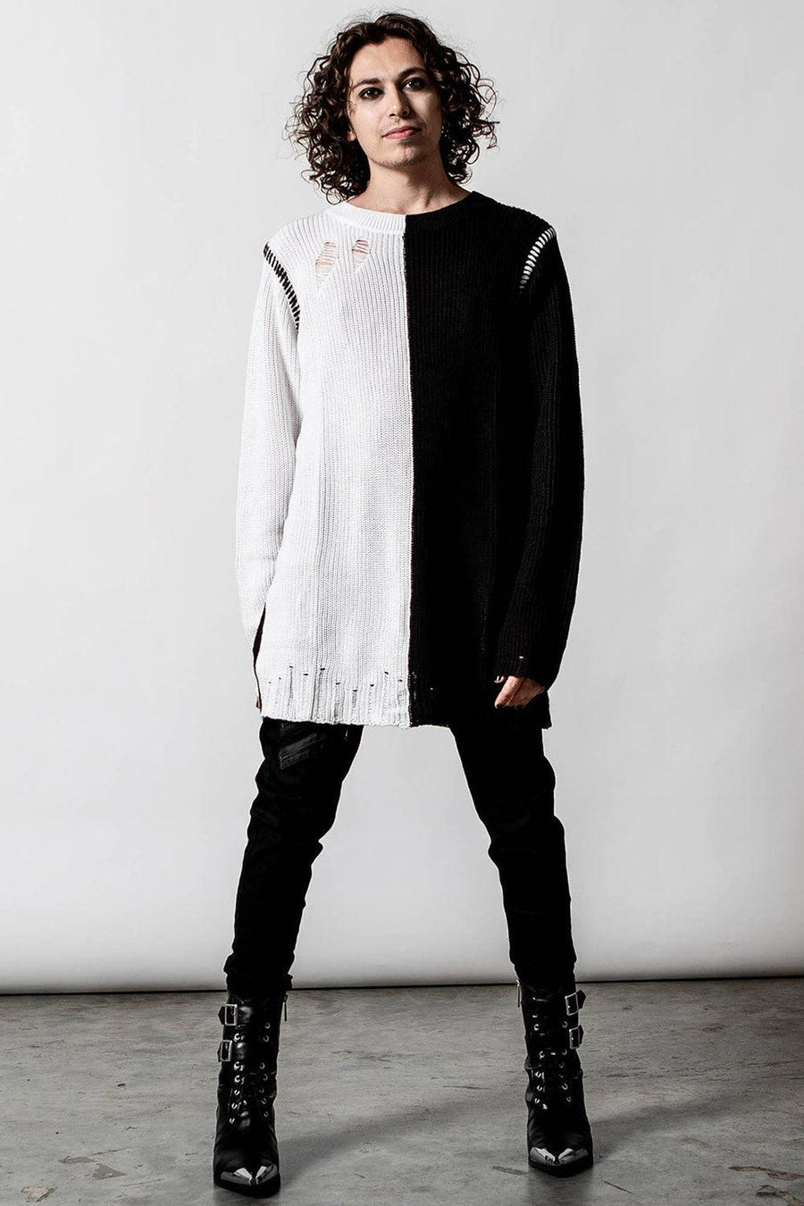 Antithesis Knit Sweater - mens outerwear - VampireFreaks - Killstar