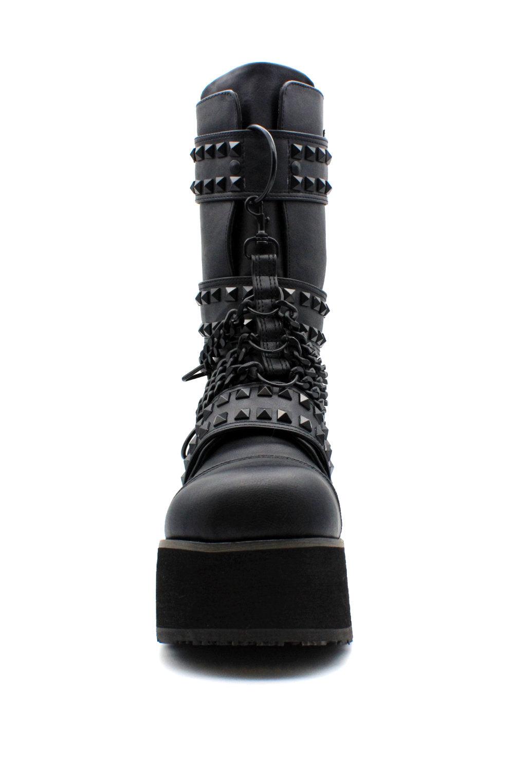 Apocalyptic Punk TRA138 Platform Boots - mens shoes - VampireFreaks - Demonia