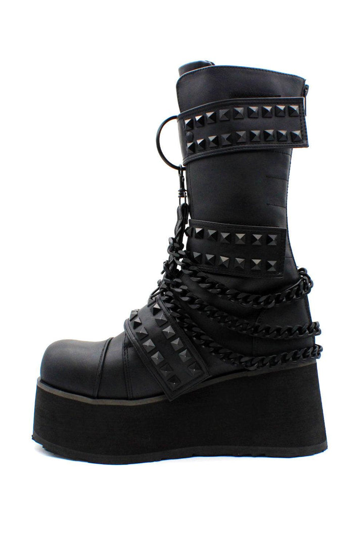 Apocalyptic Punk TRA138 Platform Boots - mens shoes - VampireFreaks - Demonia