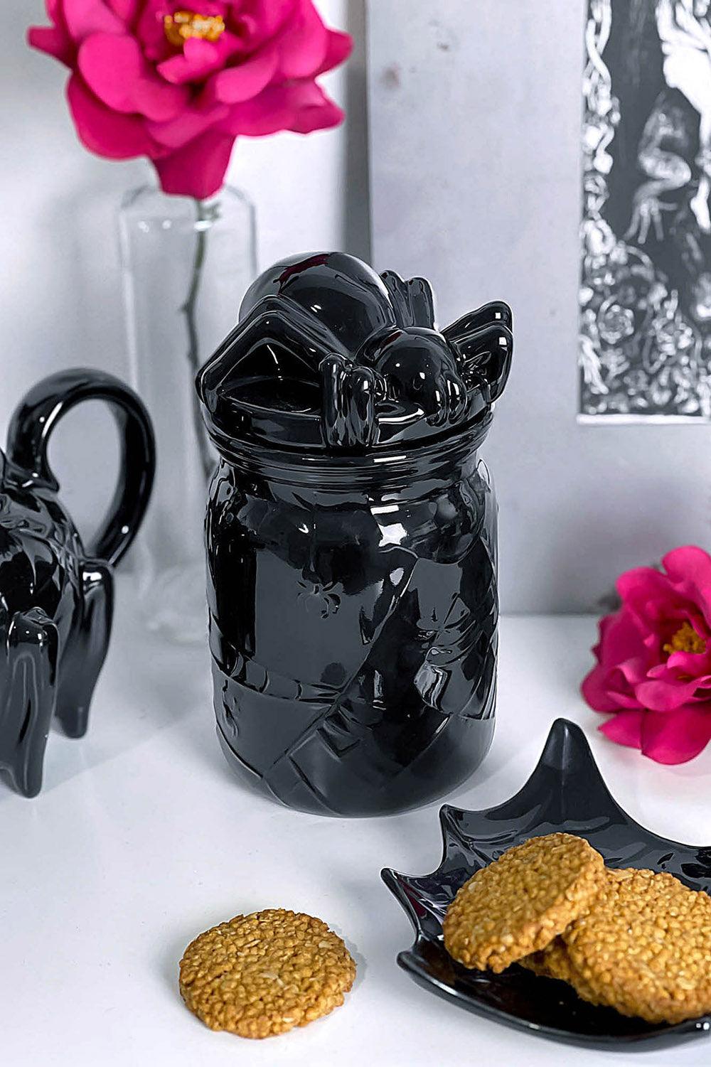 Arachnid Ceramic Jar - housewares - VampireFreaks - Killstar