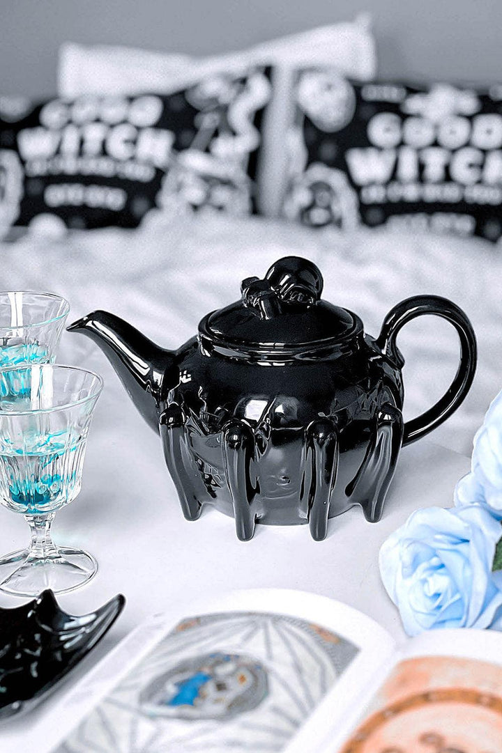 Arachnid Teapot - housewares - VampireFreaks - Killstar