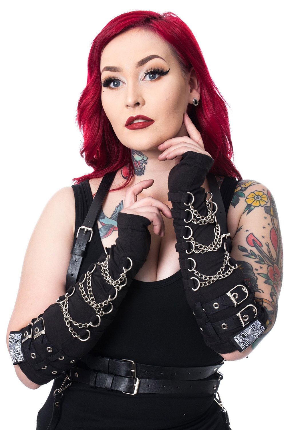 Arch Armwarmers - gloves & armwarmers - VampireFreaks - Poizen Industries