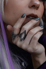 lively ghosts stainless steel  ring