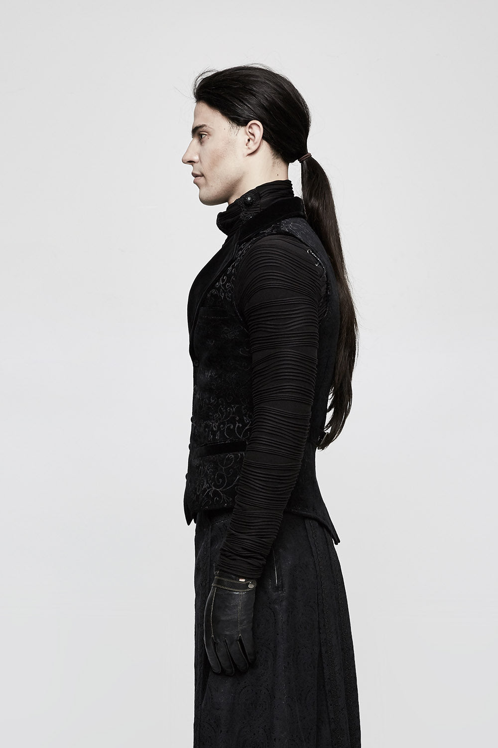 mens vampire goth vest waistcoat