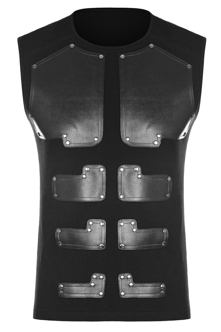 Armour Sleeveless Top - mens tops - VampireFreaks - Punk Rave