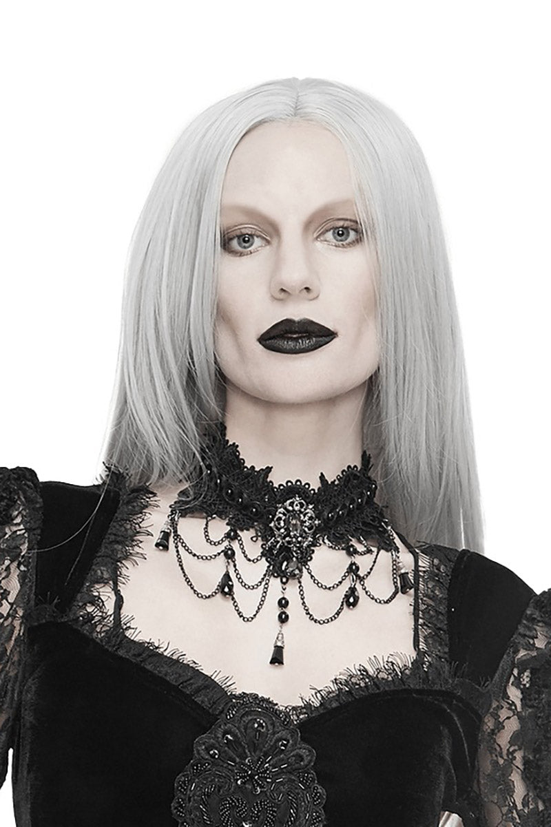 lace gothic collar