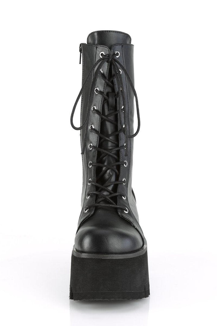 Ashes to ASHES - 105 Boots [Black Vegan Leather] - womens shoes - VampireFreaks - Demonia