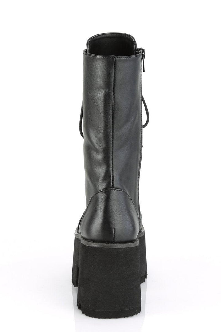 Ashes to ASHES - 105 Boots [Black Vegan Leather] - womens shoes - VampireFreaks - Demonia